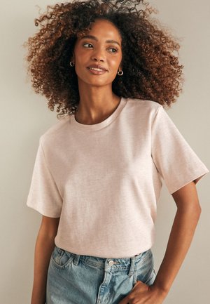 Next HEAVYWEIGHT 3 PACK - REGULAR FIT - T-shirt basic - black white nude