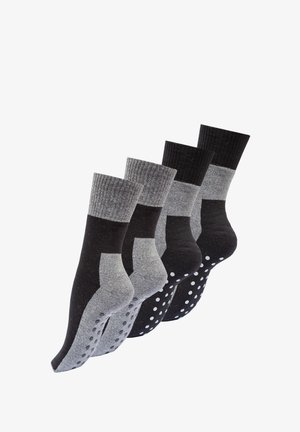 Vincent Creation, 4 PAAR - Socks - schwarz grau