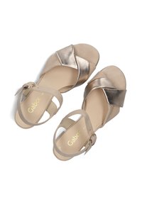 Gabor Sandalen - oak puder satin met samtch