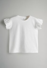 REGULAR FIT - 4 PACK SHORT SLEEVED RUFFLE - Osnovna majica kratkih rukava - black khaki green cream light pink