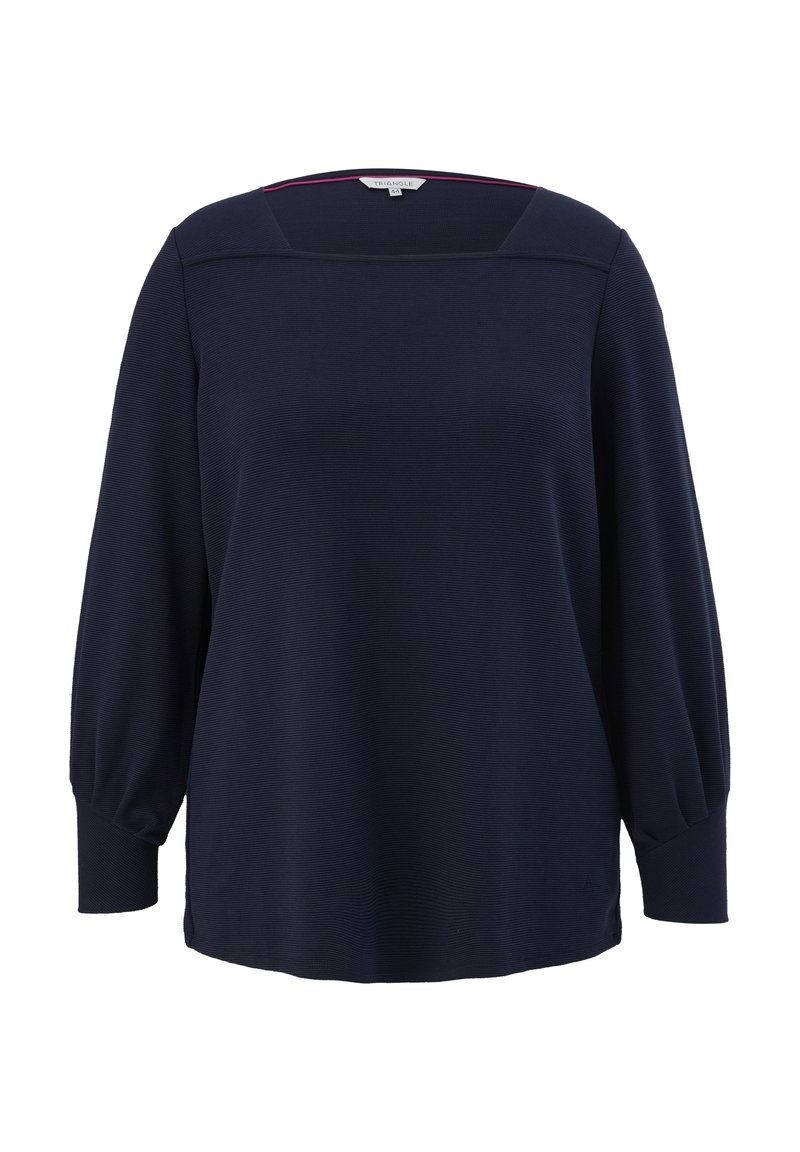 Triangle MET HOEKIGE HALS - Maglione - navy