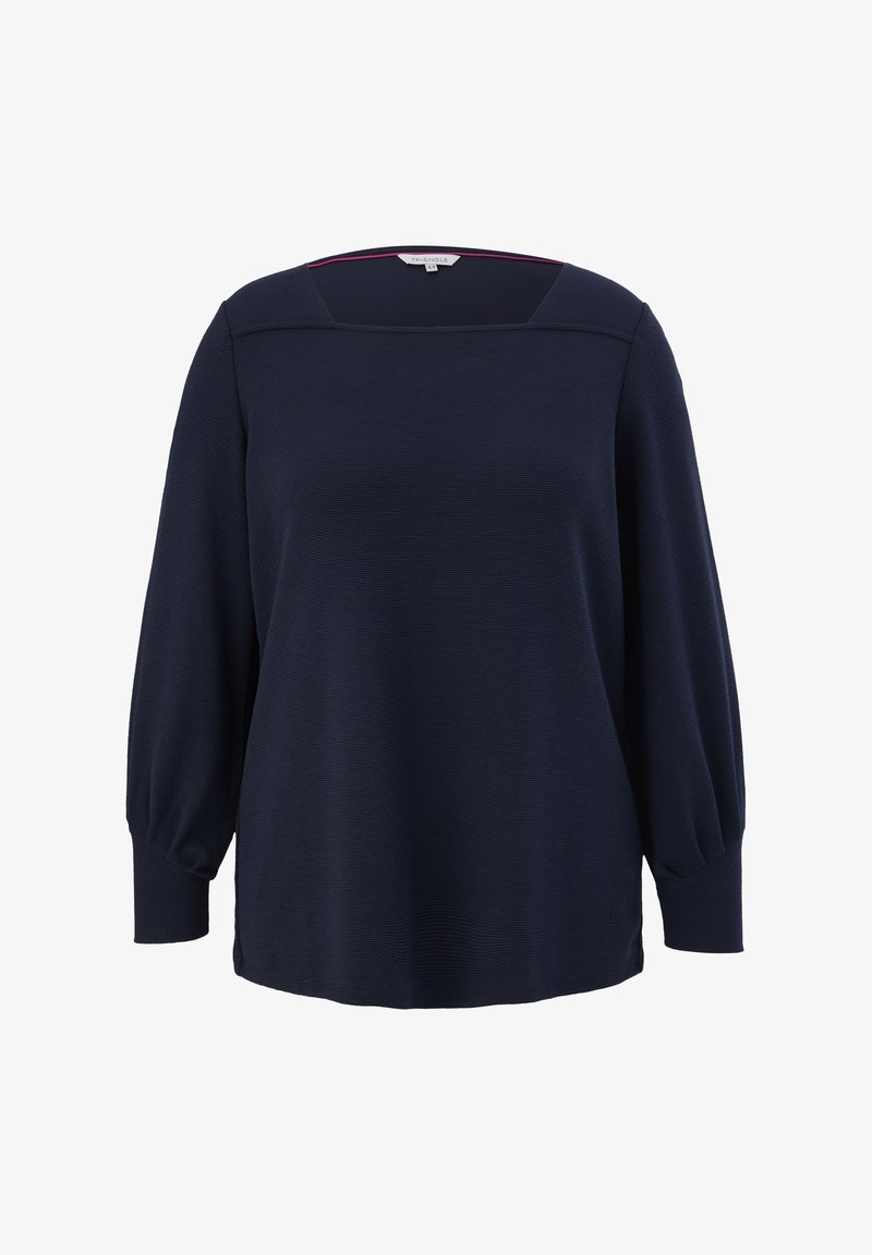 Triangle MET HOEKIGE HALS - Maglione - navy