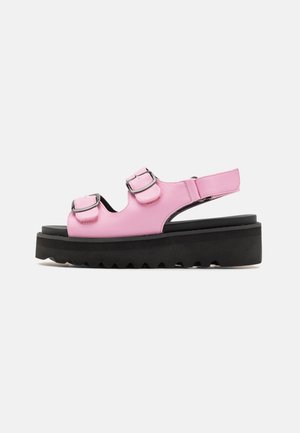 Sandalen met plateauzool - light pink