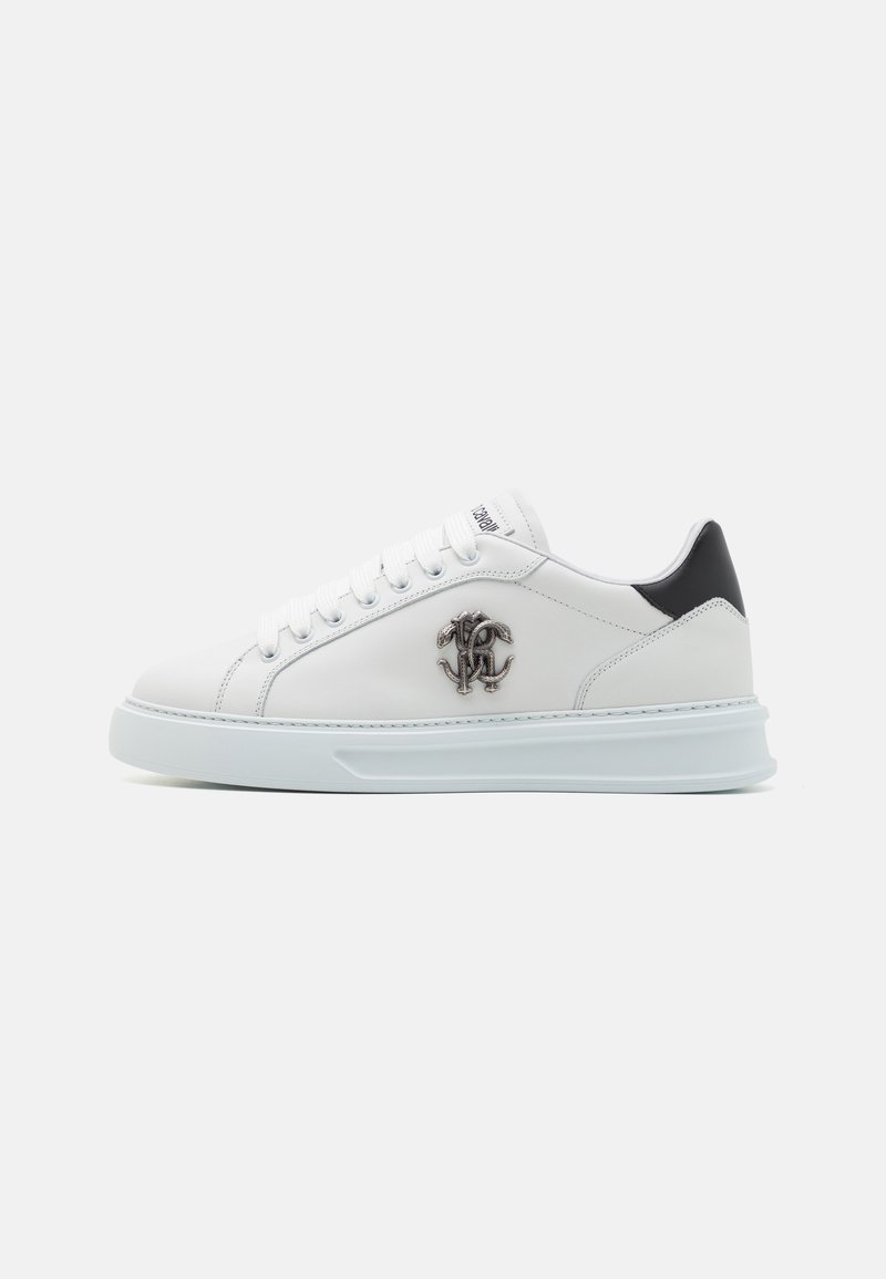 Roberto Cavalli - LONDON - Matalavartiset tennarit - white/black, Suurenna