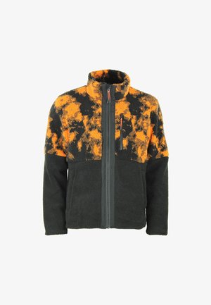 Peak Mountain Felpa con zip - noir orange