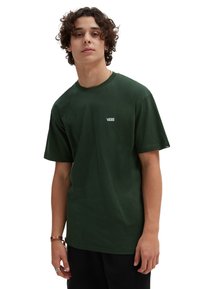 Vans LEFT CHEST LOGO TEE - Jednoduché tričko - mountain view white