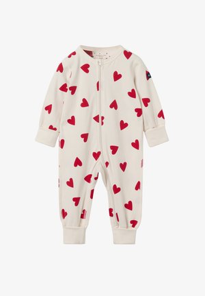 HEART PRINT COZY - Grenouillère - birch