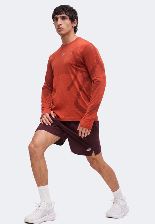 ASICS ROAD SEAMLESS - Long sleeved top - singed red — foto 4