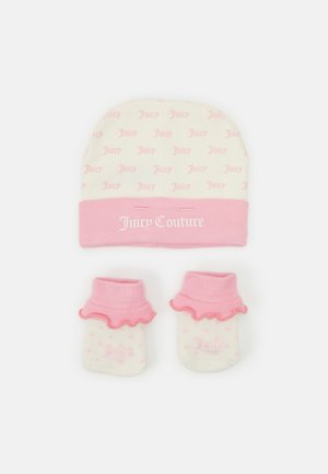HAT AND BOOTIE SET - Mössa - vanilla ice