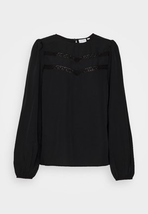 VILA VIANNUA ONECK - Blouse - black