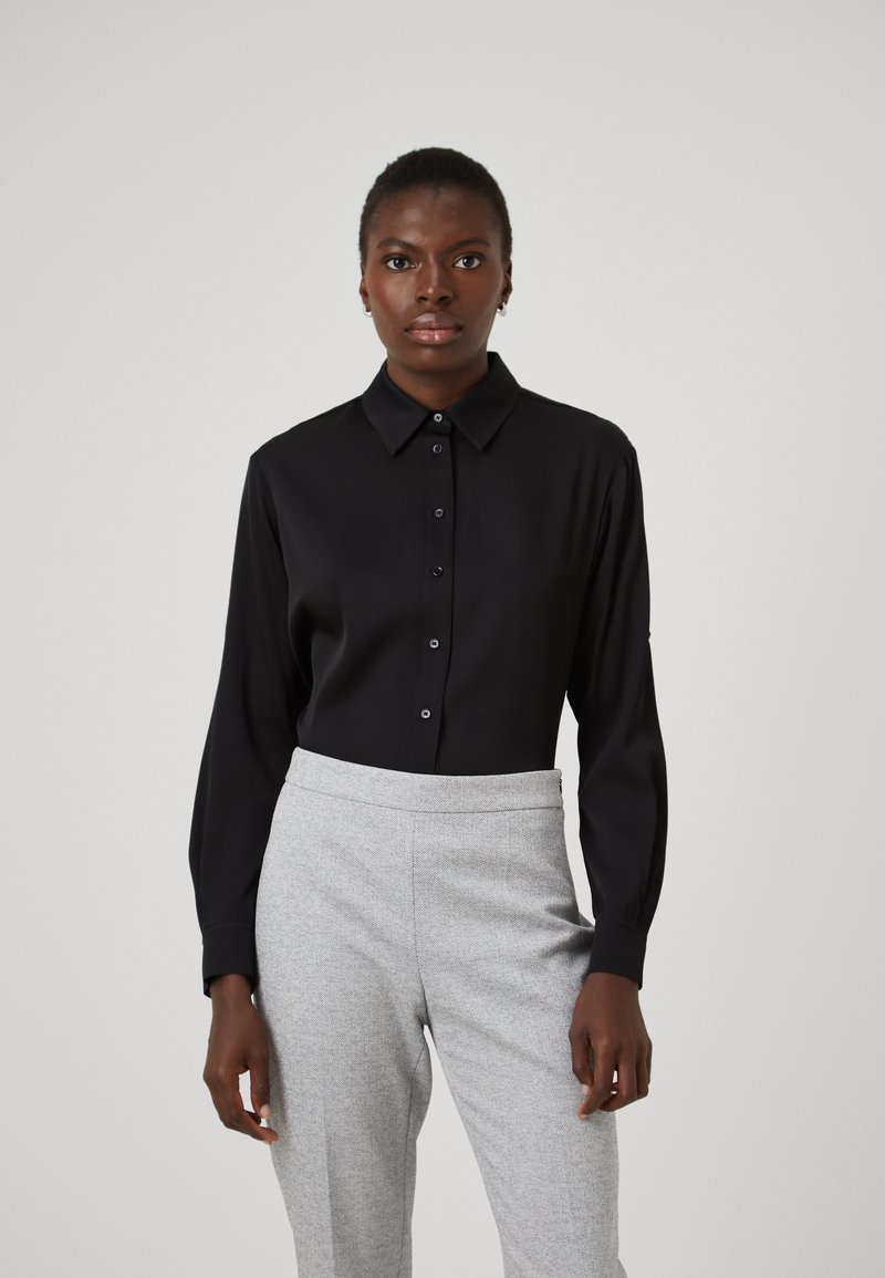 BOSS Bluza s gumbima - black