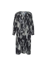 KCSILLA - Maxi ruha - black white graphic print