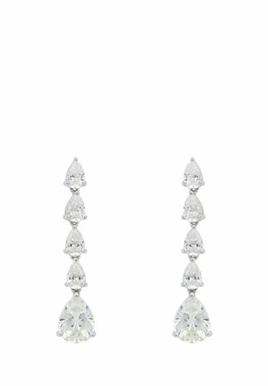 JOLIE MOISSANITE DROP - Earrings - silver-coloured