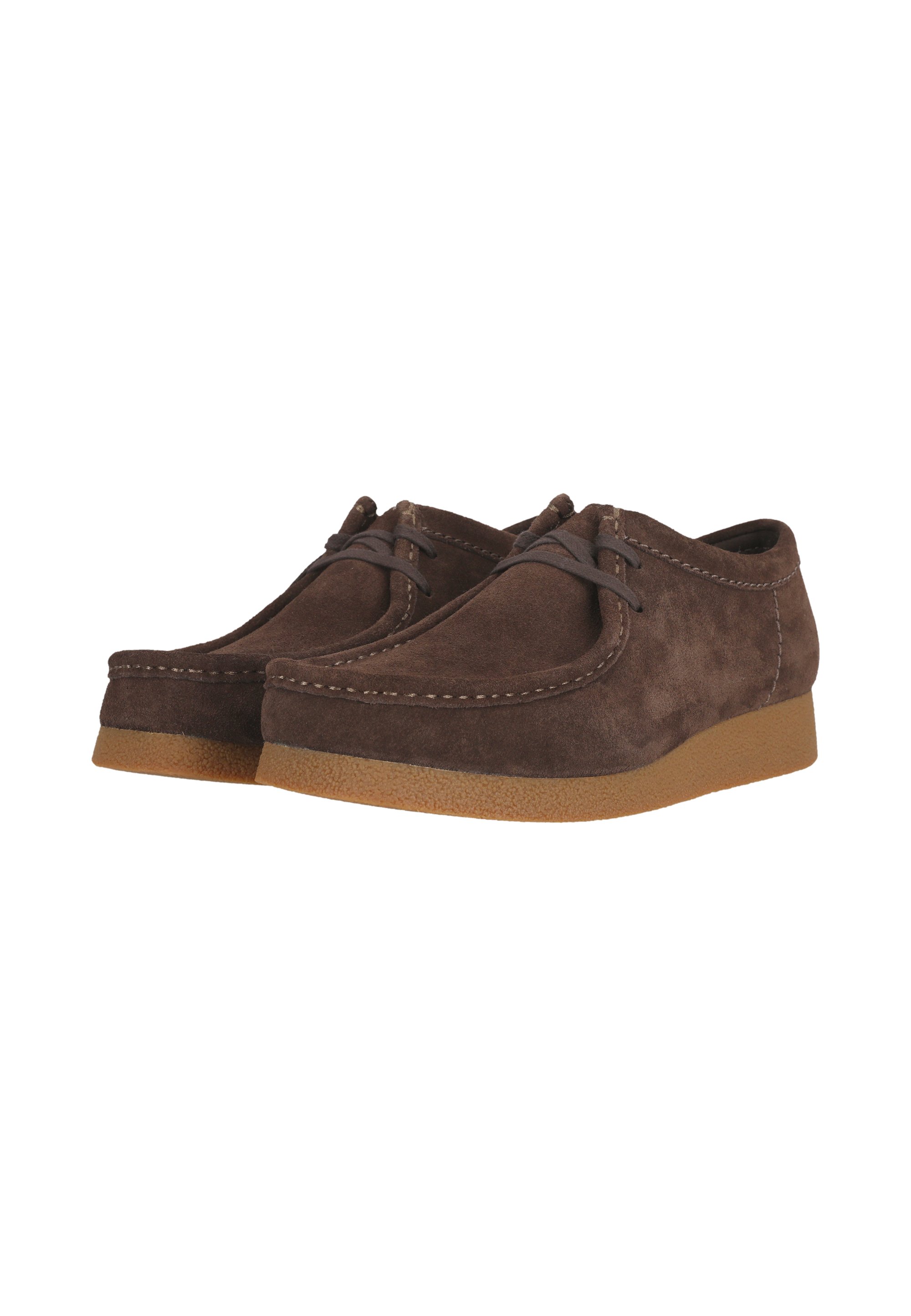 Clarks Chaussures à lacets - dark brown suede/marron - ZALANDO.FR