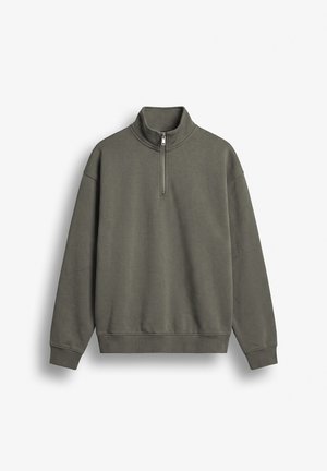Burocs, BASIC MOCK NECK ZIP UNISEX - Sweater - gray