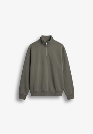 Burocs, BASIC MOCK NECK ZIP UNISEX - Sweater - gray