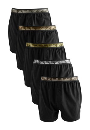 REGULAR FIT-5 PACK - Boxershorts - black metallic waistband