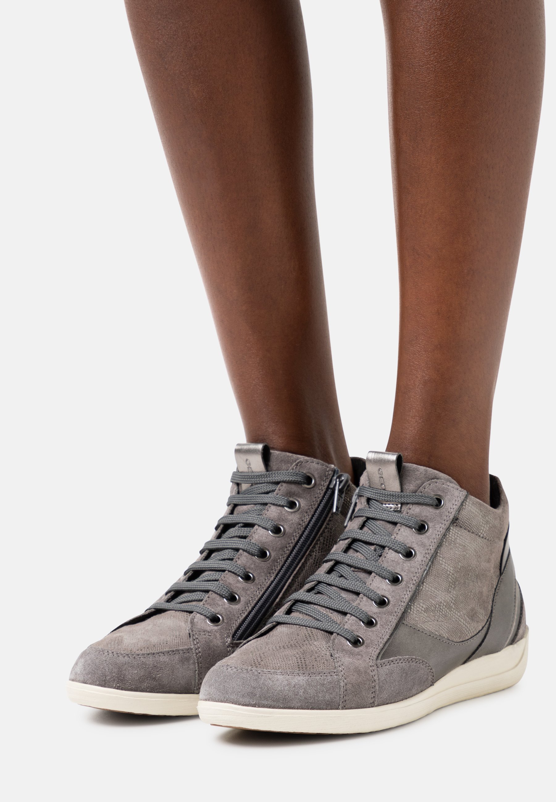 Geox MYRIA - Sneaker high - dark grey/dunkelgrau