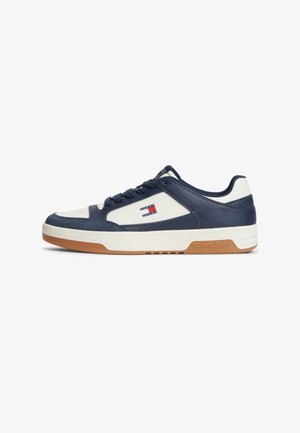 Tommy Jeans, TOMMY JEANS PINPERF LTH BASKET - Sneakers basse - dark blue ivory