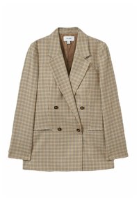 REGULAR FIT - VIDA DOUBLE BREASTED HOUNDSTOOTH CHECK - Blazer - brown check