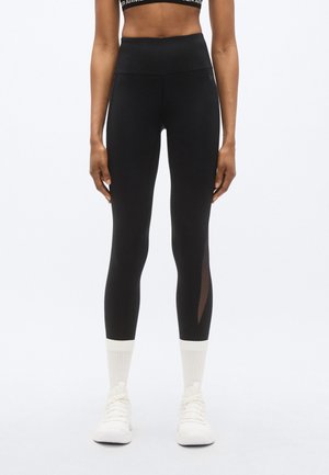 MOTION ANKLE LEGGING - Tights - black/jet gray