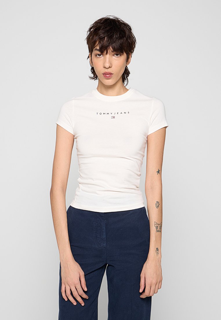Tommy Jeans T-shirt print crème