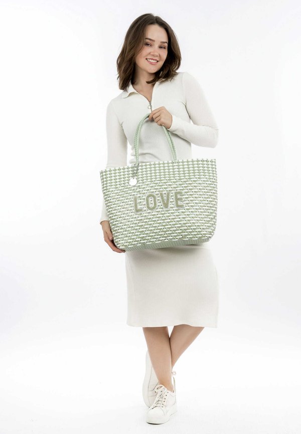 SHOPPER  - Shopping Bag - pistachio