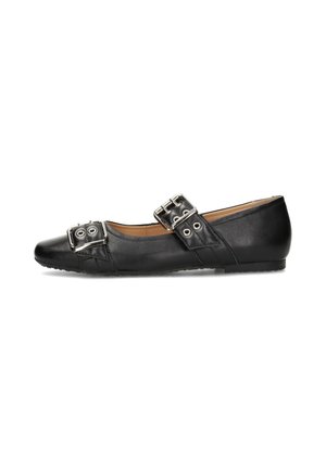 LOVIS  - Ankle strap ballet pumps - black