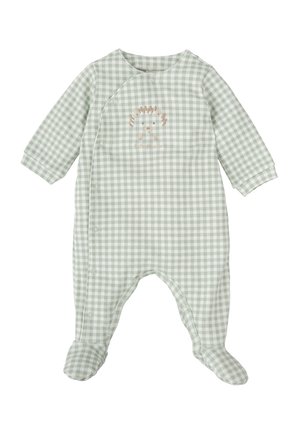 PELELE CUADRITOS ERIZO - Pijama de bebé - aguamarina