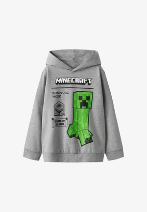 MINECRAFT - Jersey con capucha - grey melange