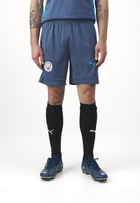 Puma MANCHESTER CITY TRAINING SHORTS - Klubu apģērbs - inky blue/magic blue