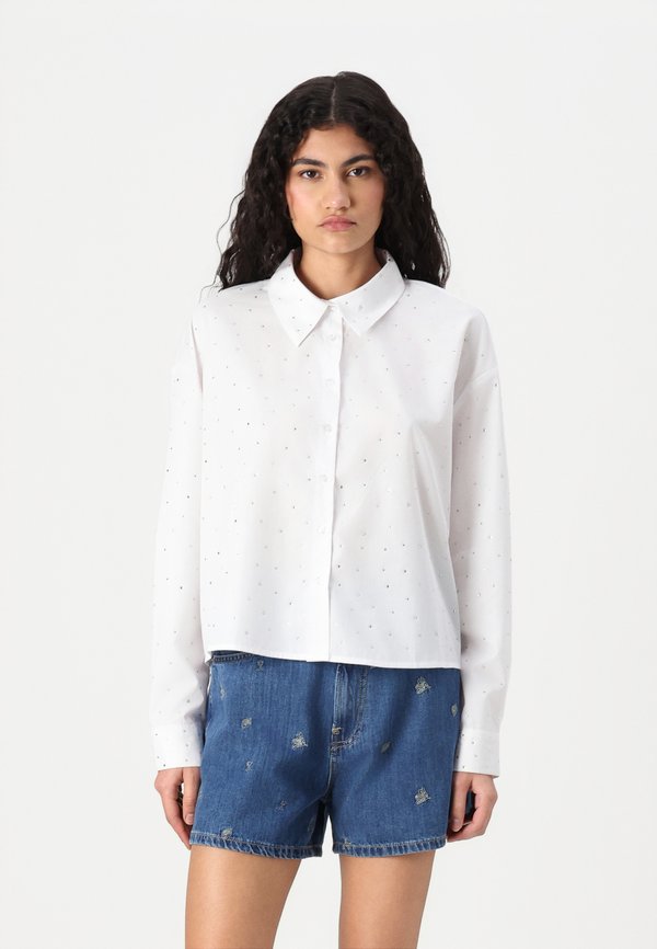 ONLLOLA LIFE EMBELIS SHIRT - Button-down blouse
