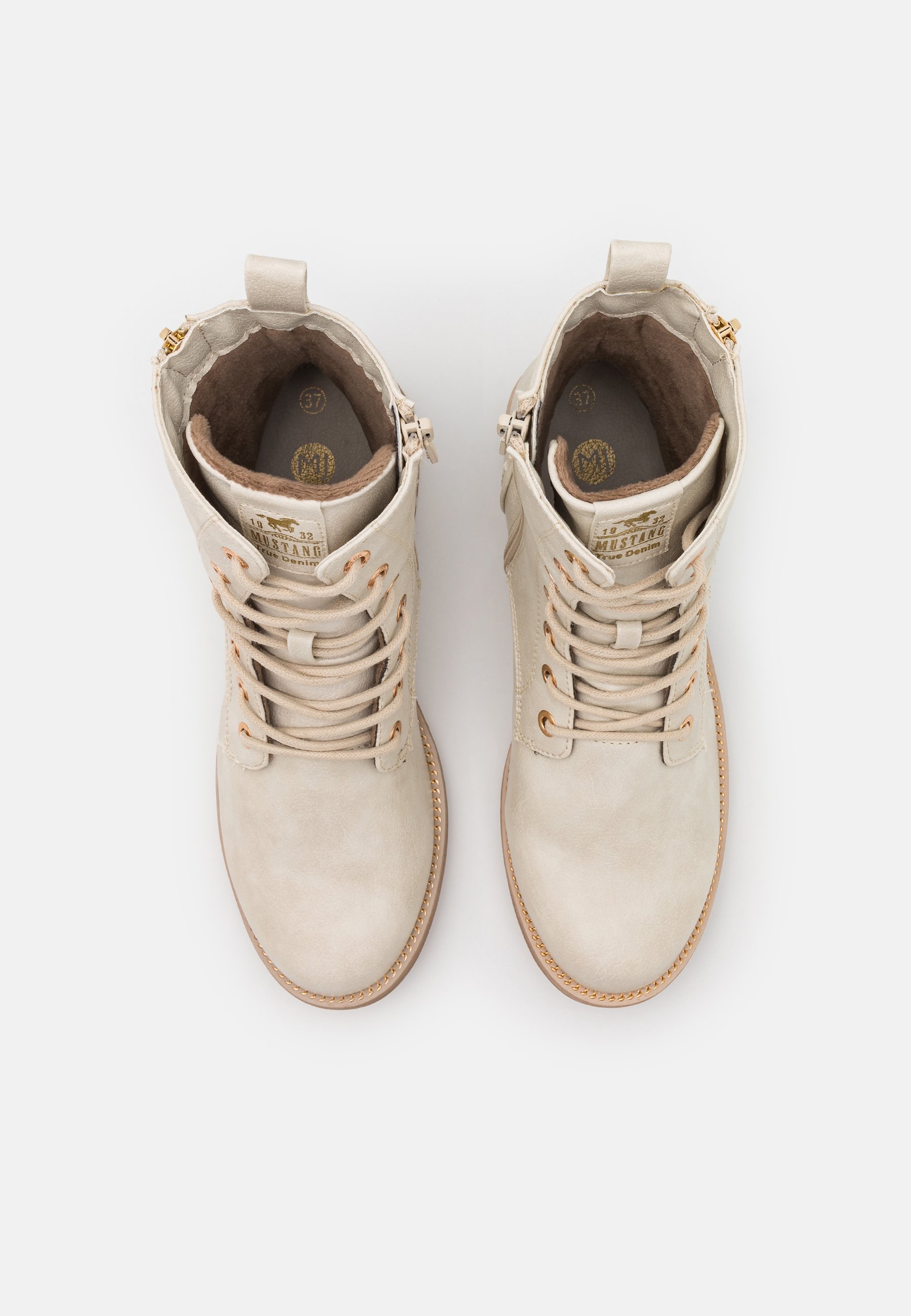 Mustang Veterboots - ice/wit - Zalando.nl