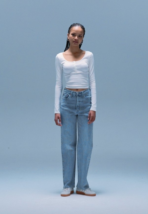 RIBCAGE FULL LENGTH - Straight leg jeans - samba tango light2