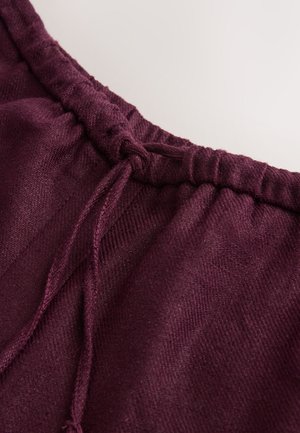 Next, TALL FIT -  RICH TIE WAIST WIDE  - Pantaloni - wine