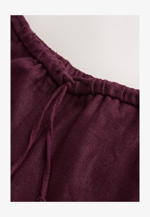 Next, TALL FIT - RICH TIE WAIST WIDE - Pantaloni - wine