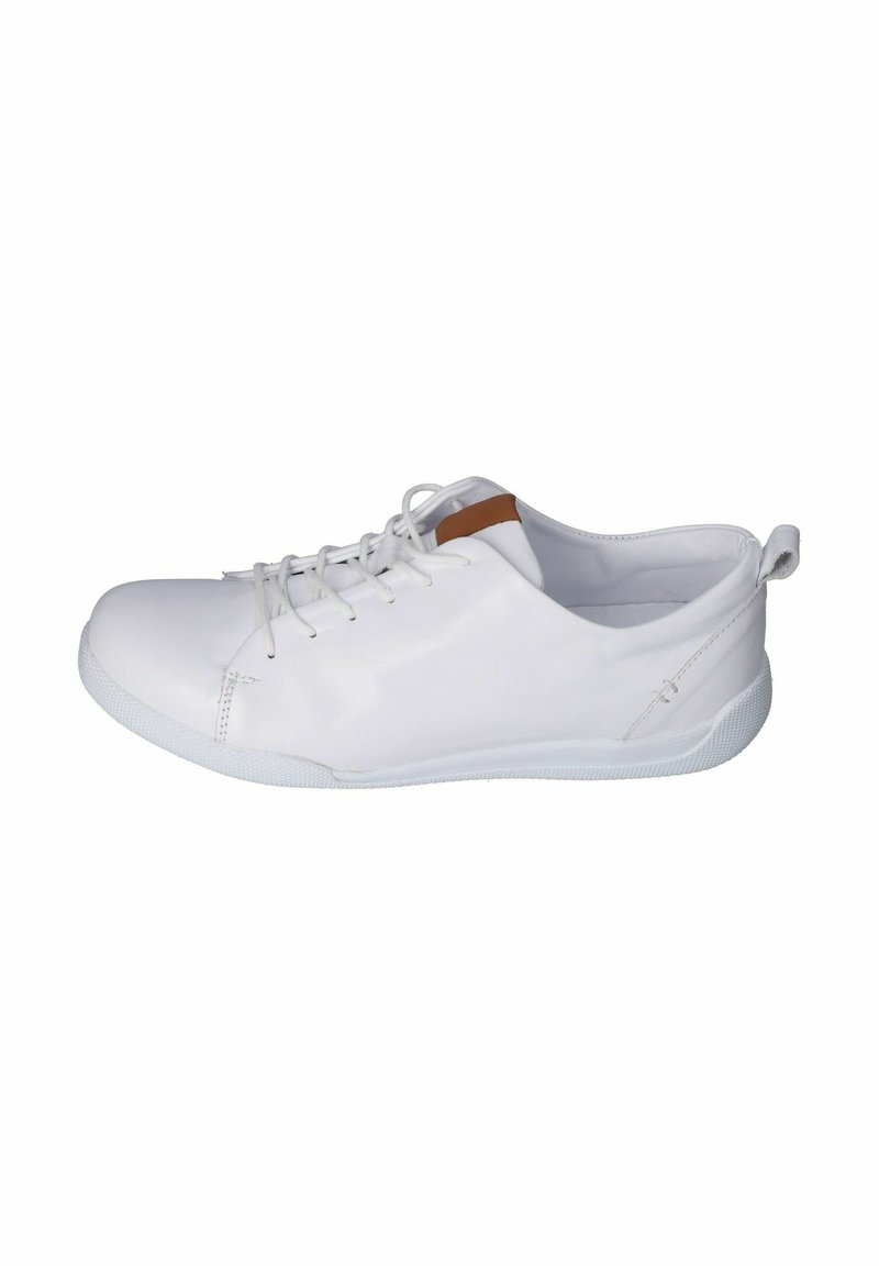 Andrea Conti Sneaker Basse Donna In Pelle Morbida - Scarpe Da Ginnastica Leggere E Antiscivolo, Suola In Gomma, Tacco 3,5 Cm, Ideali Per Città