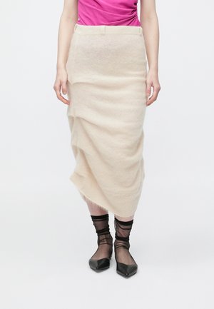 MAJA SKIRT - Maxi sukně - champagne