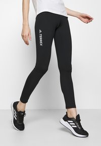 adidas Performance AEROREADY X-COUNTRY SKIING LEGGINGS - Punčochy - black