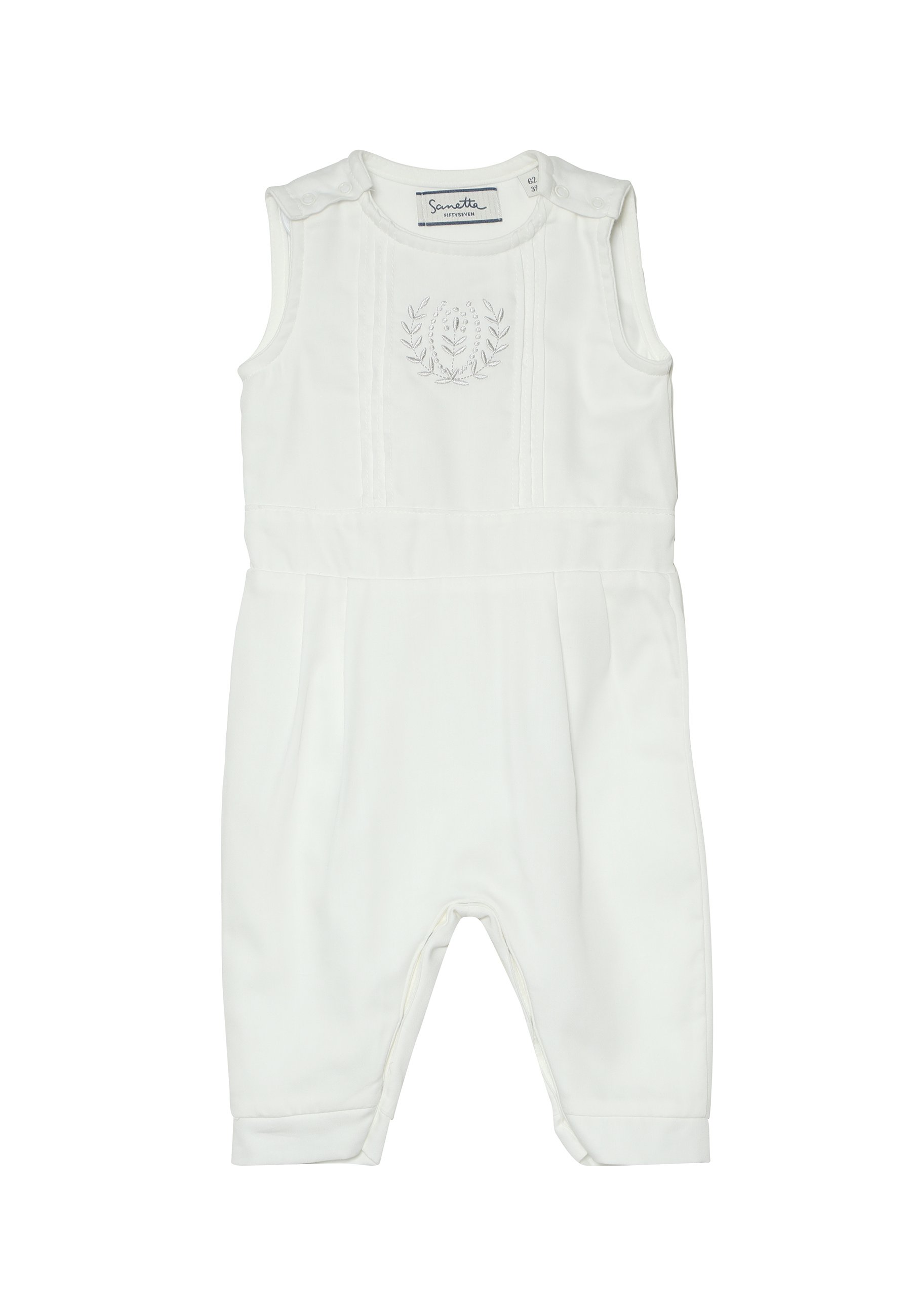 Sanetta fiftyseven INDOOROVERALL Jumpsuit ivory Zalando.no Sanetta fiftyseven Skjorte ivory Zalando.no
