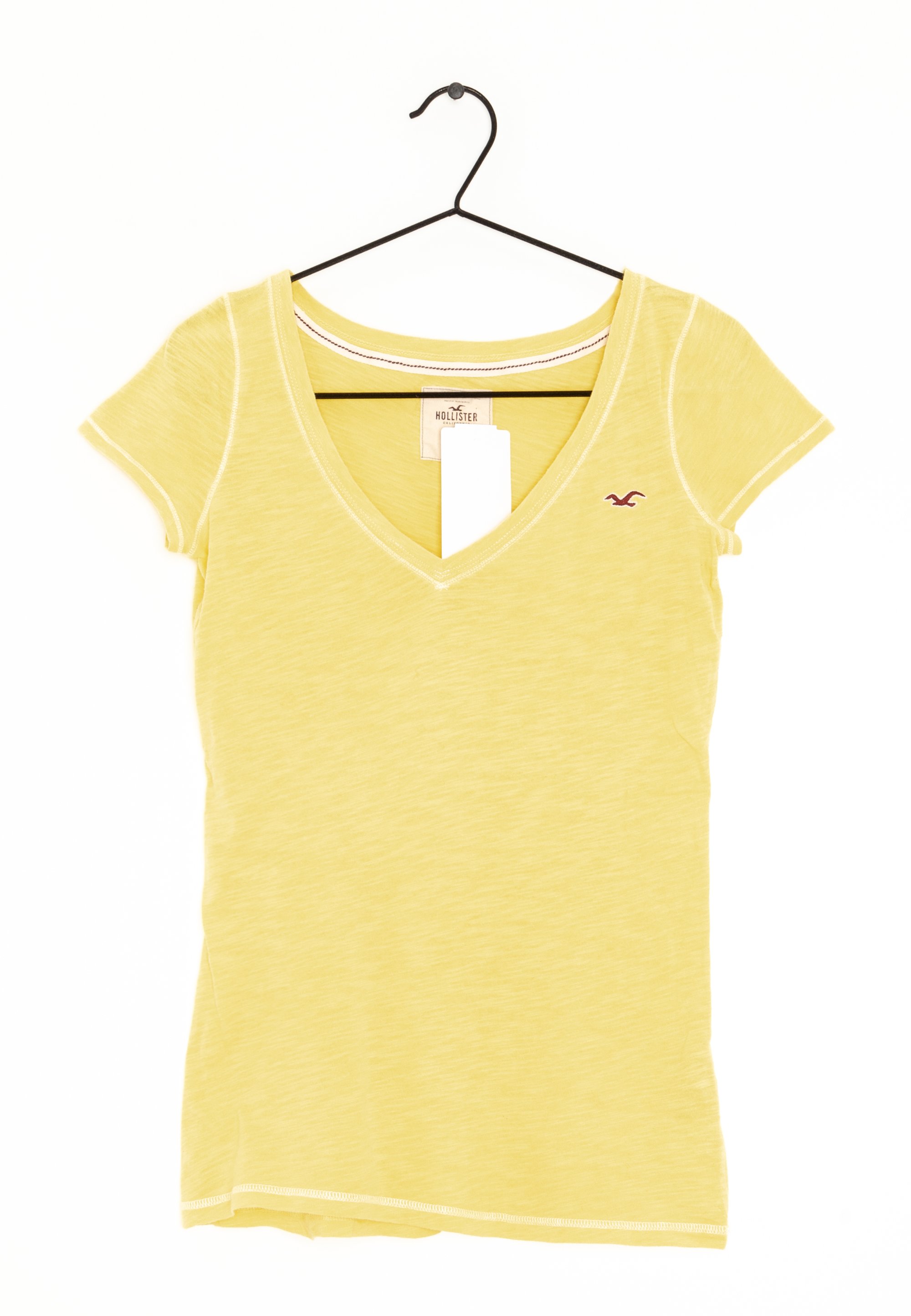 Hollister Camiseta básica yellow/amarillo (Segunda mano