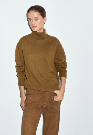 HIGH NECK SWEATER - Maglione - green