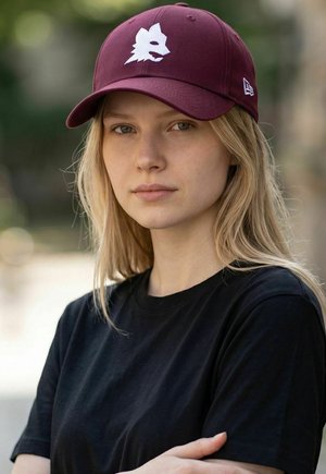 New Era, 9FORTY STRAPBACK    AS ROMA - Cap - rubin
