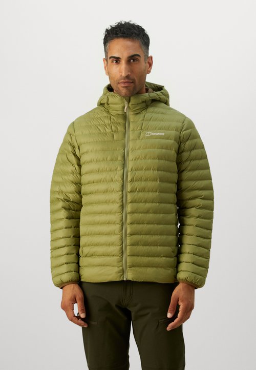 Berghaus Homme Polaire À Motifs Vert Colorblock 1/4 Zip M