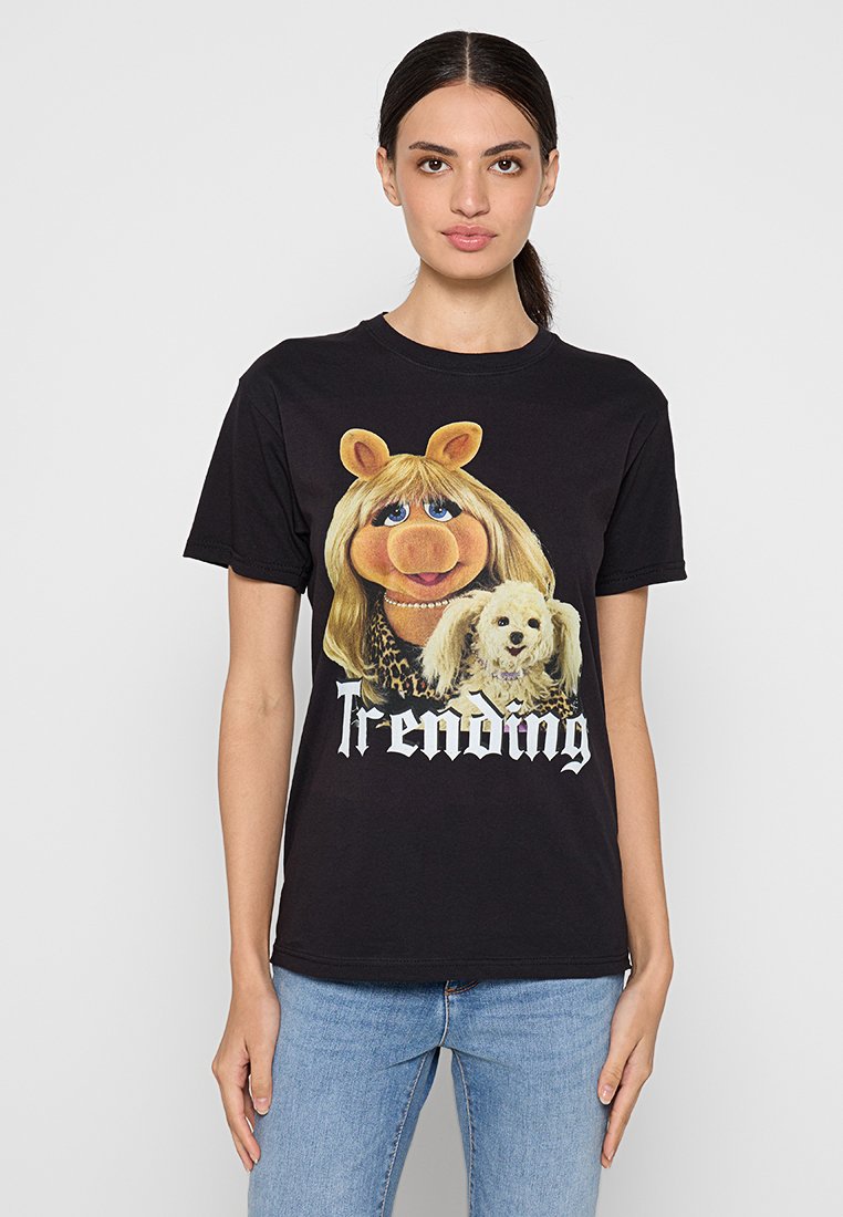 Disney T-shirt print zwart
