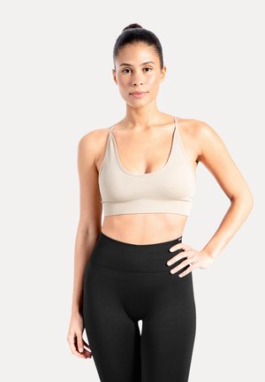 CETRINA SEAMLESS BRA SPORT - Sujetadores deportivos con sujeción ligera - taupe