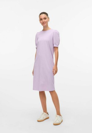 VMKERRY O-NECK VMA - Jerseykjole - orchid bloom
