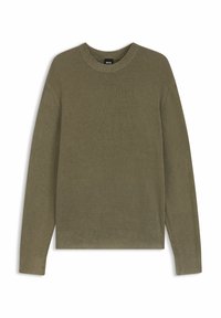 BOSS Strickpullover - open brown five