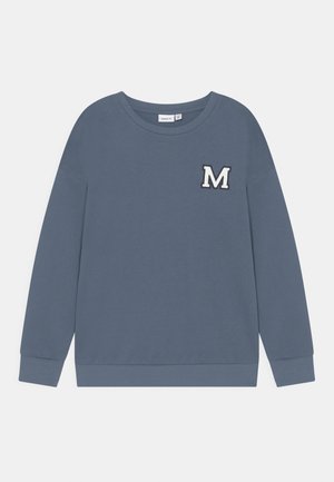 NKMKOLLEGE BOX UNISEX - Mikina - china blue