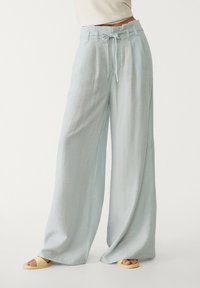 Stradivarius - FLOWING - Stoffhose - turquoise Thumbnail-Bild 1